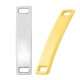Conector de Metal Zama Etiqueta Plana 28x7mm