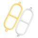 Zamak Pendant Connector Oval 38x16mm