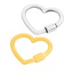 Zamak Connector Heart 20x17mm