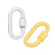Intercalaire ovale en zamac pour macramé 10x18mm
