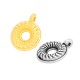 Colgante de Metal Zamak Redondo 12mm