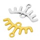 Connettore in Metallo Zama Ciglia 24x10mm
