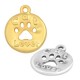Zamak Charm Round "Cat Lover" 16mm