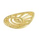 Zamak Pendant Teardrop with Evil Eye & Lines 26x34mm