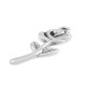 Zamak Charm Flower Rose 10x22mm