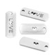 Ciondolo in Metallo Zama Targhetta "LOVE" con Cuore 8x20mm