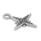 Charm en Zamak Étoile Polaire 14 mm