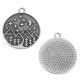 Zamak Pendant Round with Landscape 25mm