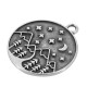 Zamak Pendant Round with Landscape 25mm