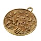 Zamak Pendant Round with Landscape 25mm