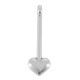 Colgante de Metal Zamak Barra Corazón 9x29mm