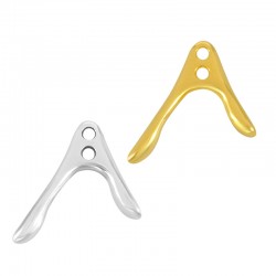 Breloque en Zamak en Forme de Fourchette 18 mm Ø1.6 mm