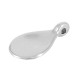 Breloque en Zamak en Forme de Goutte Martelée 10 x 15 mm Ø 1.6 mm