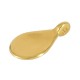 Breloque en Zamak en Forme de Goutte Martelée 10 x 15 mm Ø 1.6 mm
