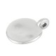 Zamak Charm Round Hammered 13mm Ø1.6mm