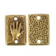 Conector de Metal Zamak con Mano 15x10mm
