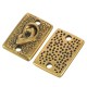 Connettore in Zama con Orecchio 15x10mm