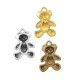 Breloque ours en Zamak 12 x 14 mm