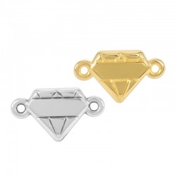 78415161 Conector de Metal Zamak Diamante 19x11mm