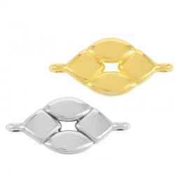 78415162 Conector de Metal Zamak Ovalado 25x12mm