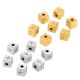 Passante in Zama Cubo con Croce 6mm (Ø2.2mm)