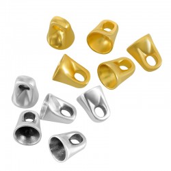 Embout en Zamak 8 x 10 mm ~Ø7 mm