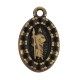 Colgante de Metal Zamak Ovalado Jesús 10x16mm