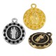 Zamak Charm Round with Jesus 15mm