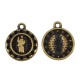 Colgante de Metal Zamak Redondo Jesús 15mm
