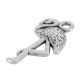 Zamak Charm Flamingo 12x23mm