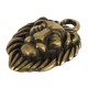 Zamak Charm Lion Head 11x16mm