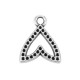 Colgante de Metal Zamak Cola de Sirena 12mm