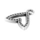 Zamak Charm Mermaid Fish Tail 12mm