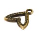 Colgante de Metal Zamak Cola de Sirena 12mm