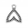 999° Silver Antique Plated/ 5µm