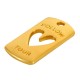 Breloque en Zamak « Follow your Heart » 10 x 20 mm