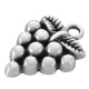 Zamak Charm Grape 14x19mm