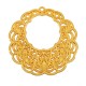 Zamak Pendant Round Ethnic Filigree 49mm