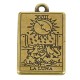 Zamak Pendant Tarot Card “LA LUNA” 15x24mm