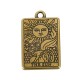 Zamak Pendant Tarot Card “THE SUN” 15x24mm