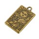 Zamak Pendant Tarot Card “THE SUN” 15x24mm
