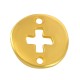 Zamak Connector Round with Cross 13mm