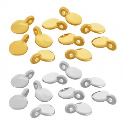 Breloque Ronde en Zamak 7 mm