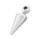 Zamak Charm Cone 7x15mm