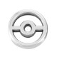 Cadre Circulaire en Zamak 14 mm