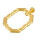 Zamak Pendant Octagon Frame with Hoop 13x29mm