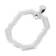 Colgante de Metal Zamak Hexágono con Anilla 13x29mm