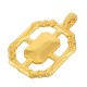 Colgante de Metal Zamak Rectangular Octágono 17x26mm