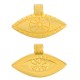 Zamak Charm Evil Eye 24x11mm