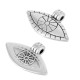 Charm œil Maléfique en Zamak 24 x 11 mm